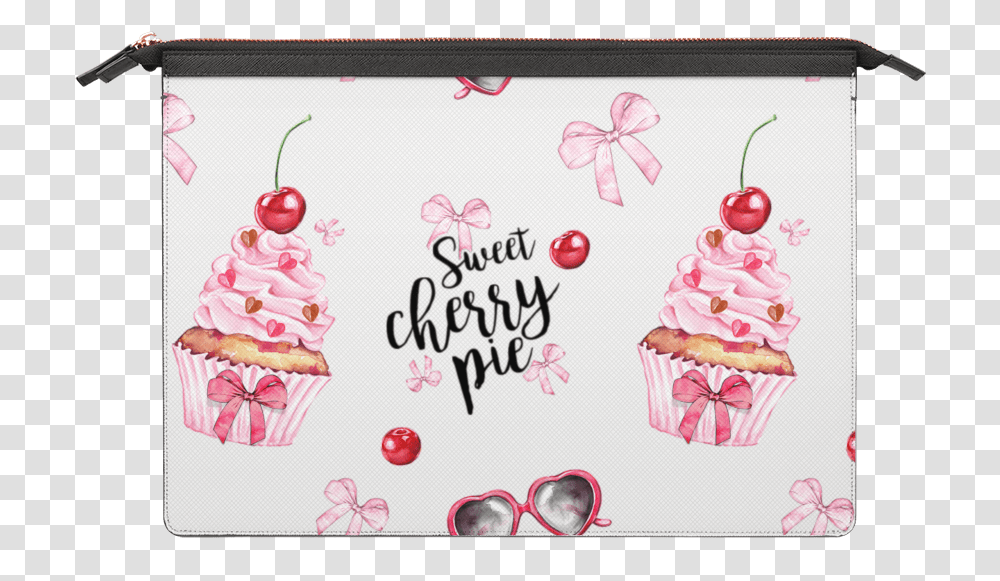 Macbook Pro 13 Inch 2016 2019 Case Sweet Cherry Pie Casetify, Text, Cream, Dessert, Food Transparent Png