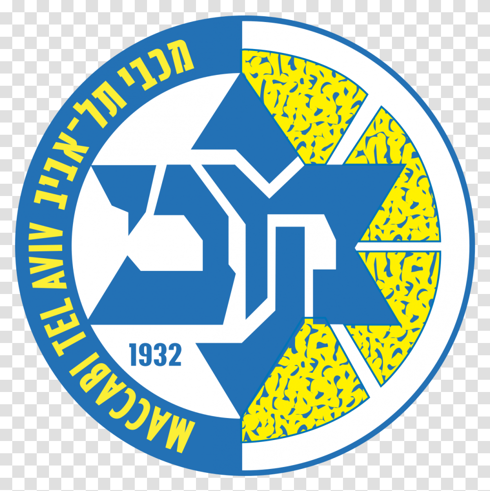 Maccabi Tel Aviv Basketball Logo, Recycling Symbol, Number Transparent Png