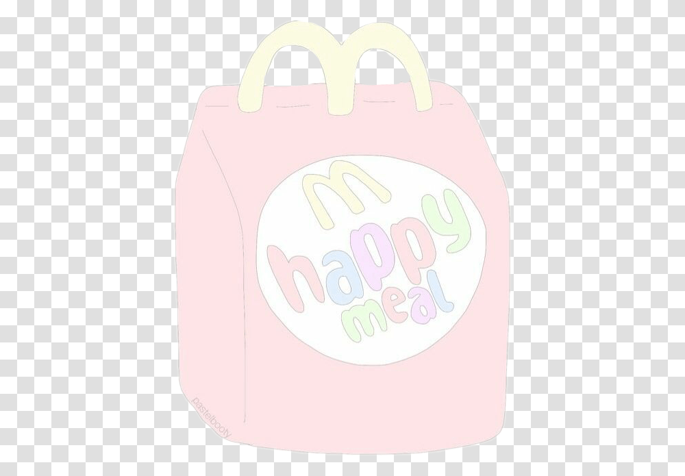 Macdonalds Happymeal Tumblr Drawing Outline Food Happy Meal Outline, Bag, Shopping Bag, Tote Bag, Sack Transparent Png