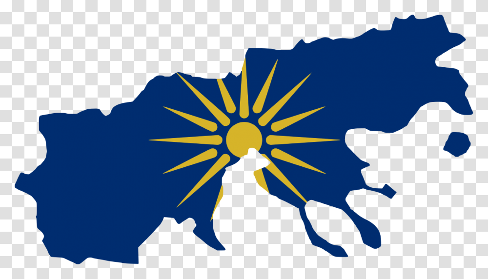 Macedonia Map With Greek Flag, Outdoors, Person, Nature, Bird Transparent Png