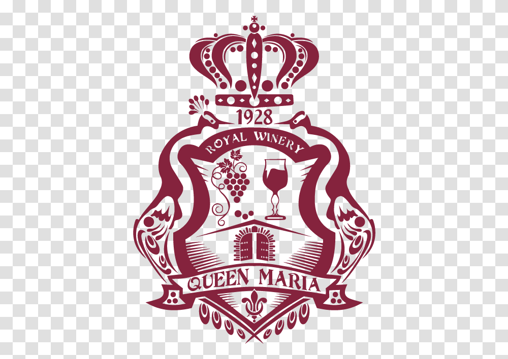 Macedonische Wijnen I Het Breedste Aanbod Vind U Bij Royal Winery Queen Maria, Logo, Symbol, Trademark, Emblem Transparent Png