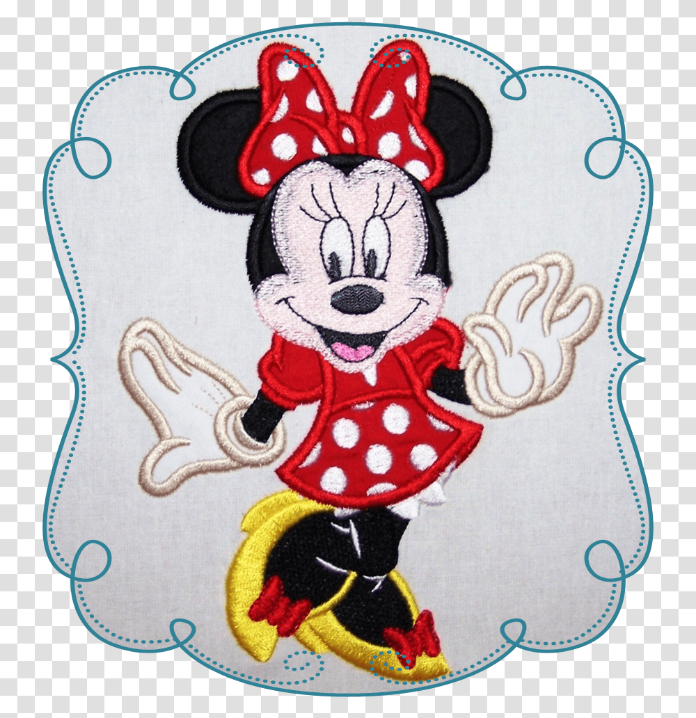 Machine Embroidery Applique Clipart Mickey Mouse, Pattern Transparent Png