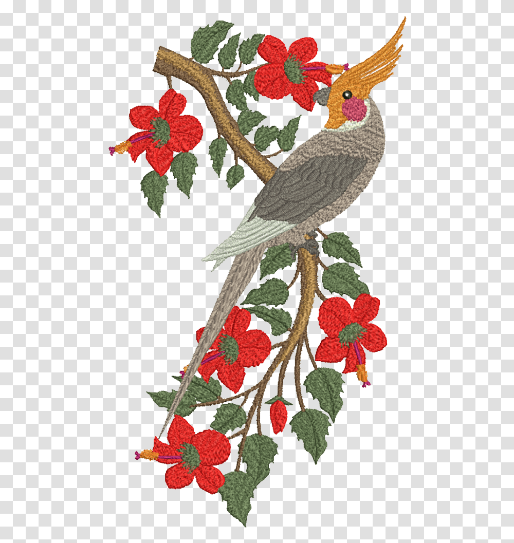 Machine Embroidery Design, Bird, Animal, Waterfowl, Plant Transparent Png