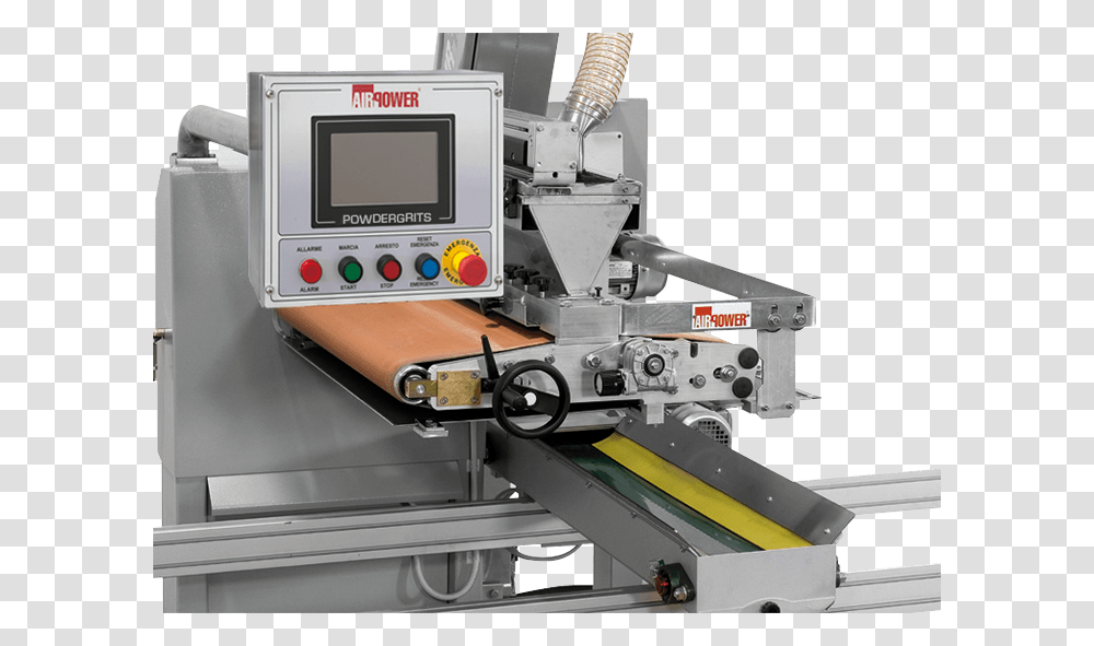 Machine For Granules And Powders Application Metal Lathe, Electronics, Workshop, Monitor, Screen Transparent Png