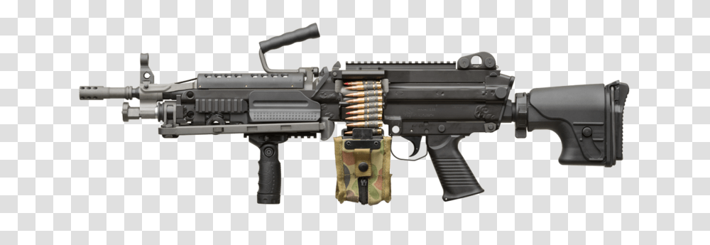 Machine Gun Fn Minimi, Weapon, Weaponry, Rifle, Armory Transparent Png