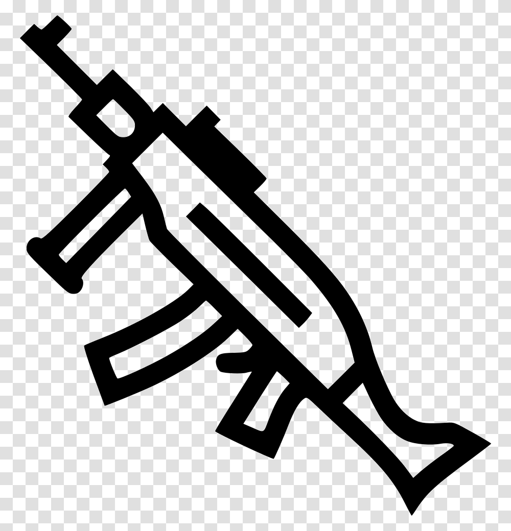 Machine Gun Machine Gun Icon, Axe, Tool, Hammer, Stencil Transparent Png