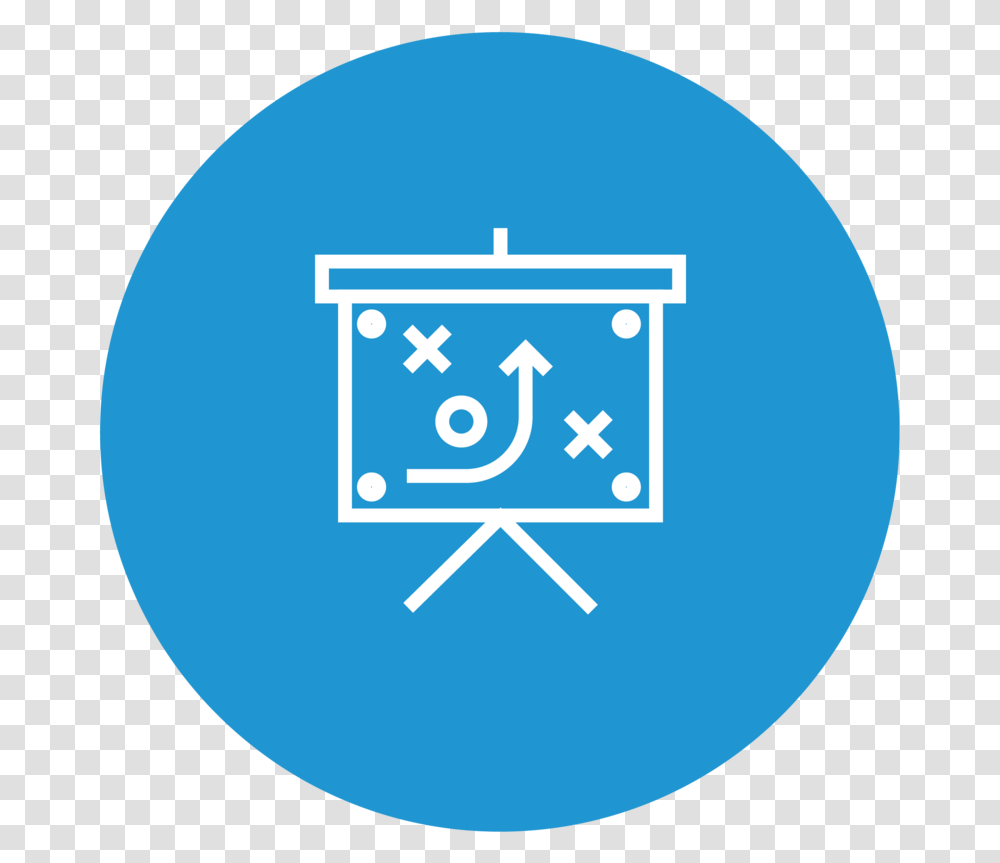 Machine Learning Icon Blue Strategy Icon Blue Circle, Number, Label Transparent Png