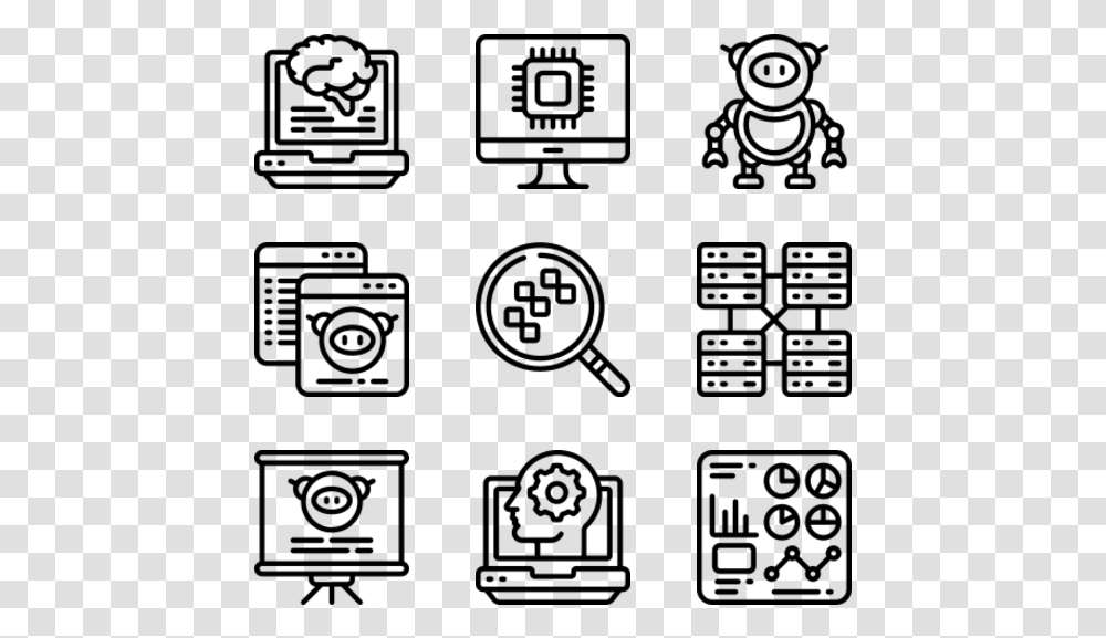 Machine Learning Vector Teacher Icon, Gray, World Of Warcraft Transparent Png