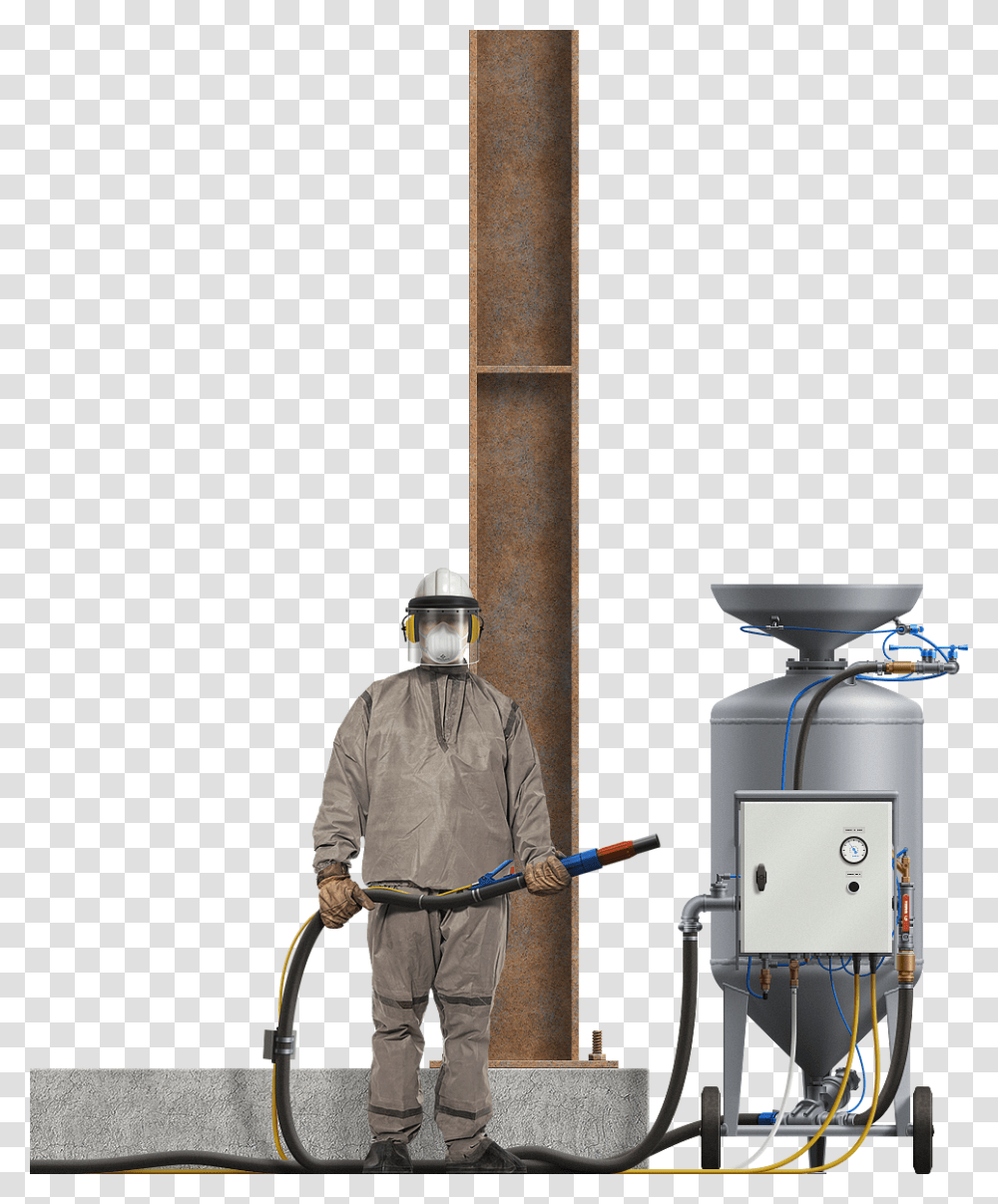 Machine, Person, Helmet, Electrical Device Transparent Png