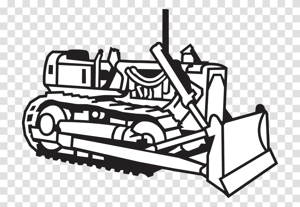 Machinery, Tractor, Vehicle, Transportation, Bulldozer Transparent Png