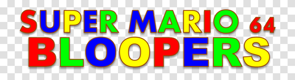 Machinima Community Super Mario 64 Bloopers Logo, Number, Alphabet Transparent Png