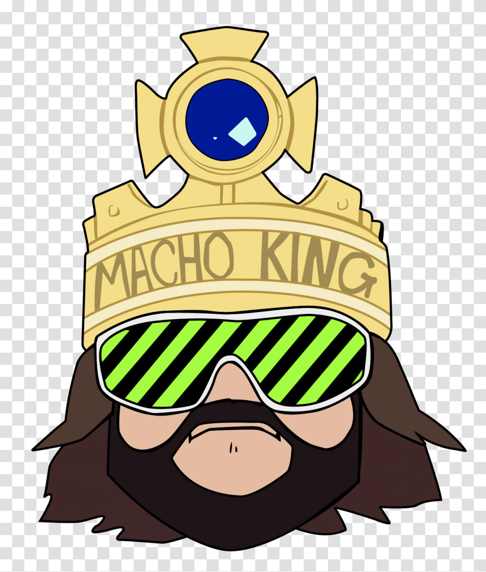 Macho King Game Grumps Wiki Fandom Powered, Logo, Trademark, Sunglasses Transparent Png