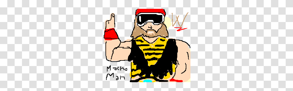 Macho Man Randy Savage, Face, Person, Word, Poster Transparent Png