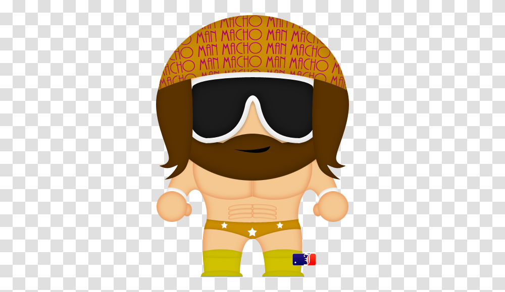 Macho Man Randy Savage, Label, Sunglasses Transparent Png