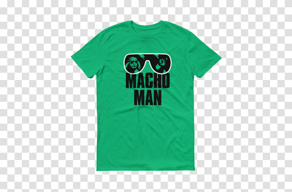 Macho Man Randy Savage Sunglasses T Shirt, Apparel, T-Shirt Transparent Png