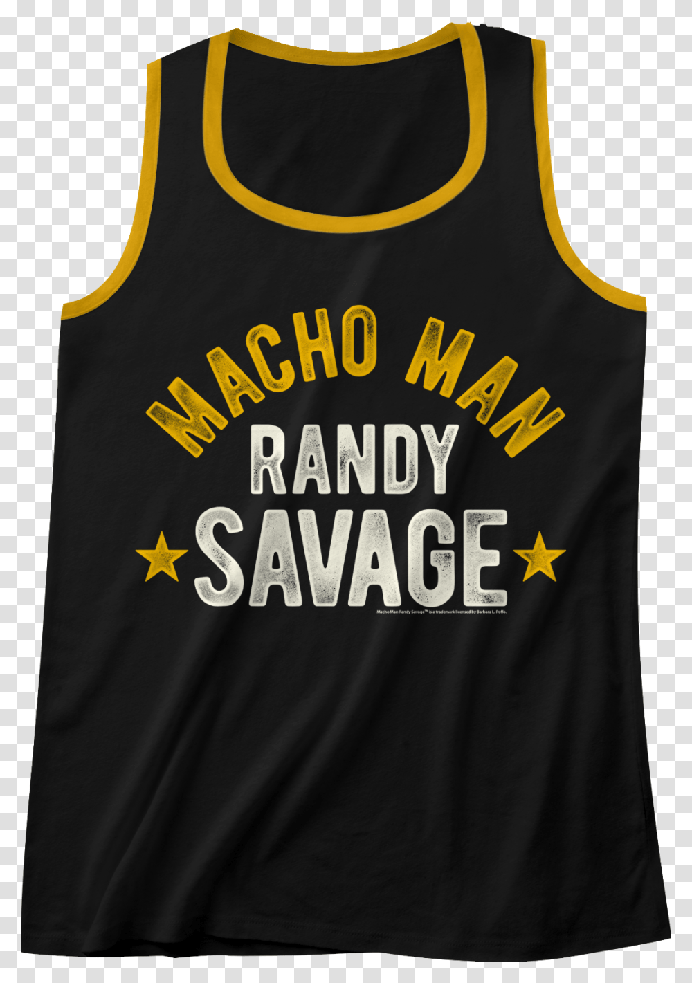Macho Man Randy Savage Tank Top Vest, Clothing, Apparel, Undershirt Transparent Png