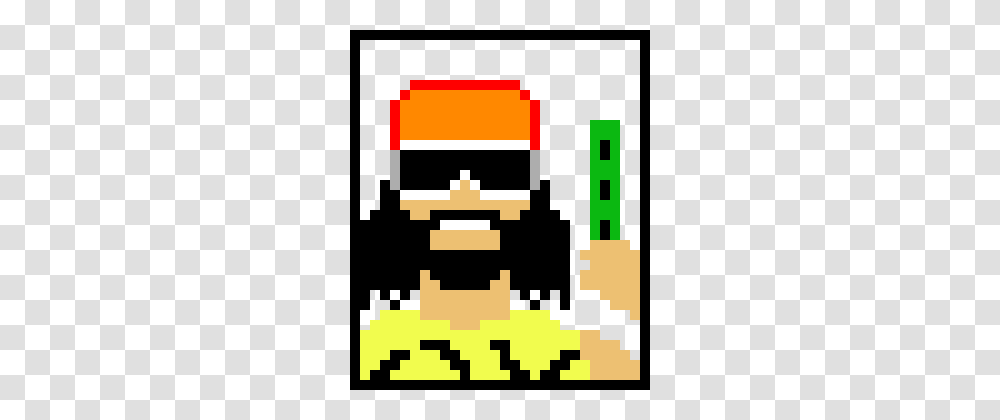 Macho Man With Isdimm Pixel Art Maker, Minecraft, Label, Pac Man Transparent Png