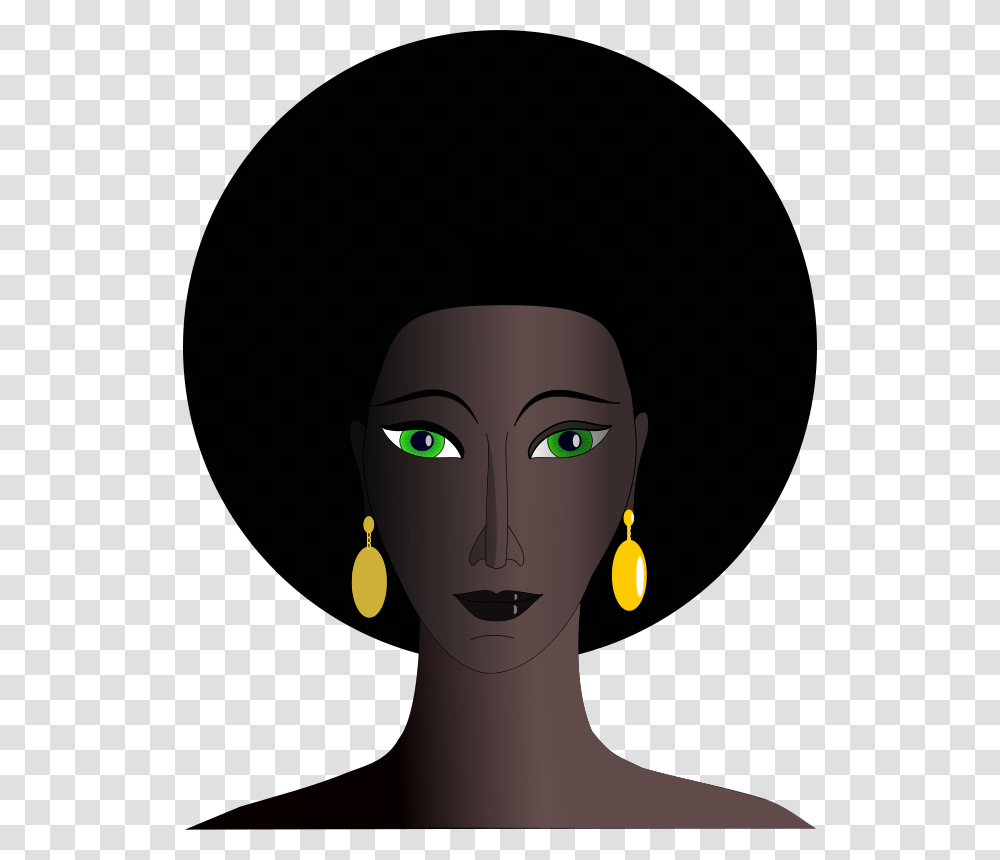 Machovka Black Woman With Green Eyes, Person, Face, Accessories, Accessory Transparent Png