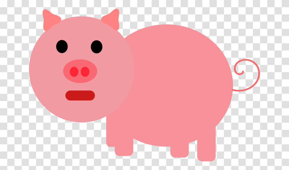 Machovka Pink Pig, Animals, Piggy Bank, Mammal Transparent Png