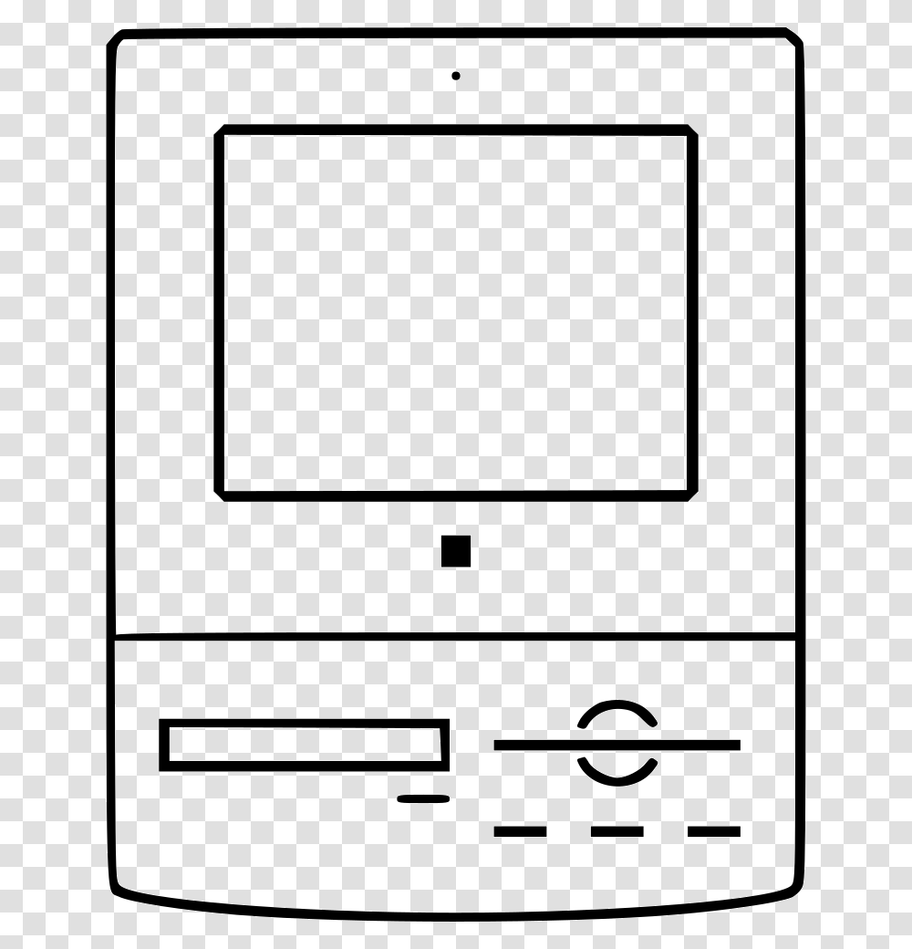 Macintosh Series Svg Icon Free Download Monitor, Screen, Electronics, White Board Transparent Png