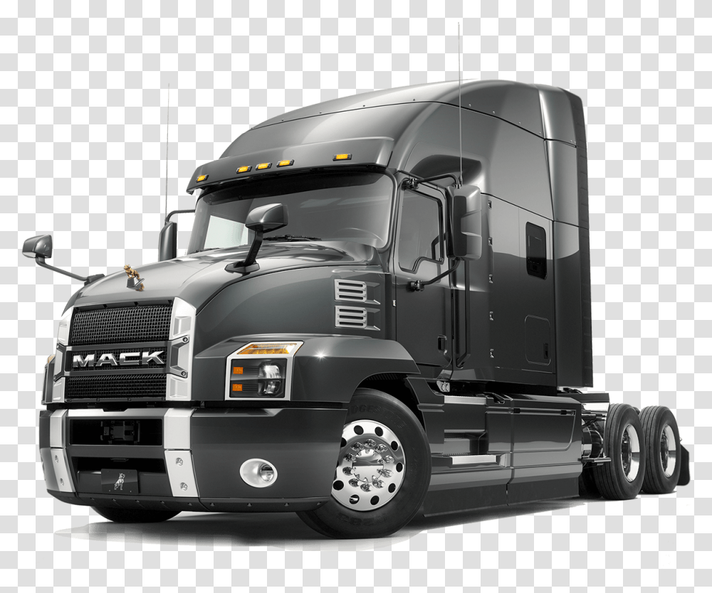 Mack Trucks, Vehicle, Transportation, Trailer Truck, Bumper Transparent Png