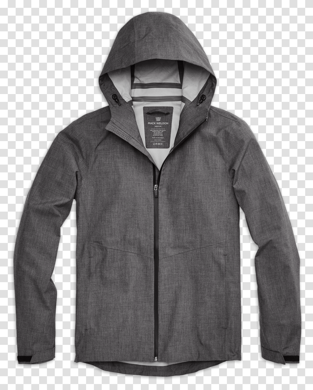 Mack Weldon Stormchaser Jacket Hooded, Clothing, Apparel, Sweatshirt, Sweater Transparent Png