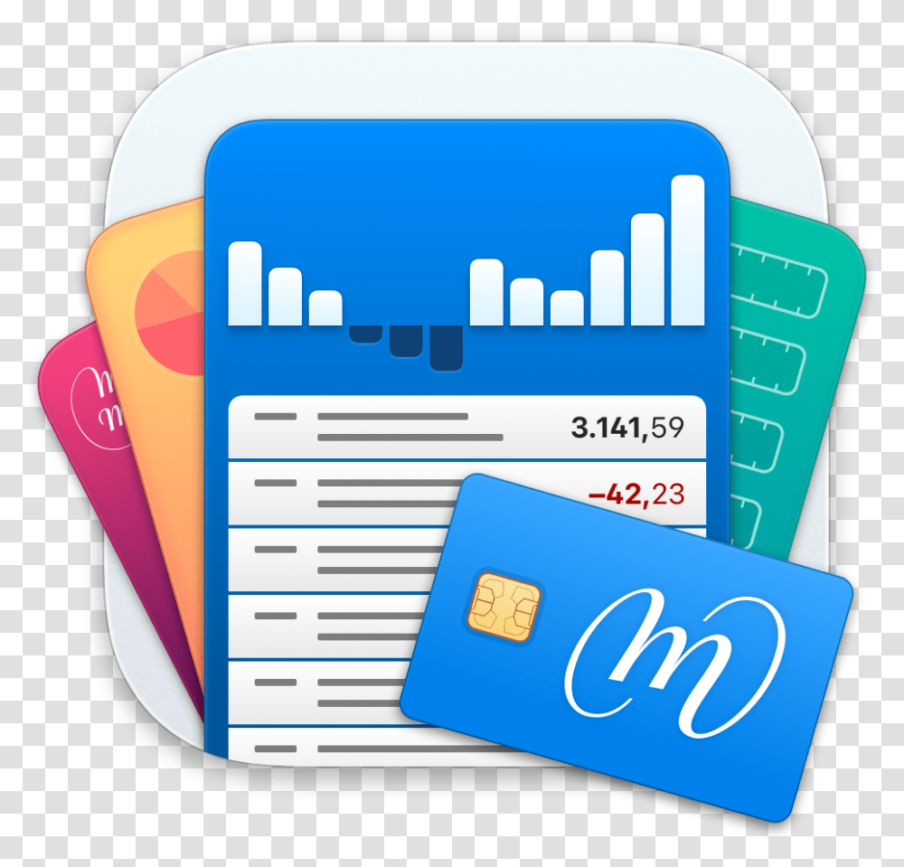 Macos Icon Gallery Moneymoney Icon, Text, Credit Card, Paper, Label Transparent Png