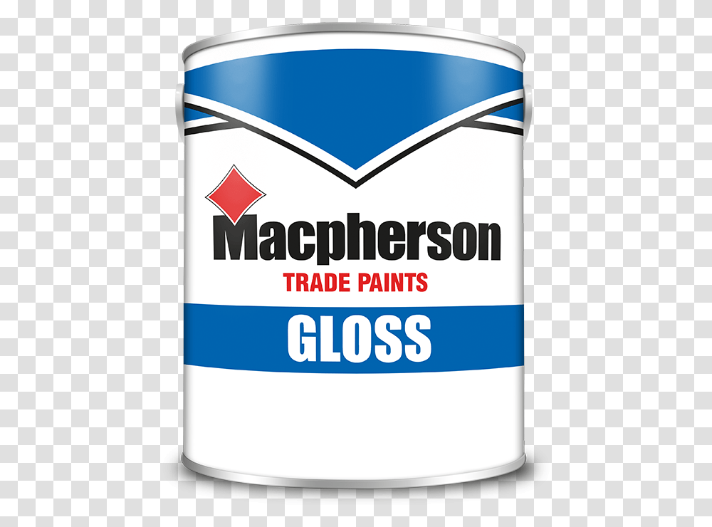 Macpherson Gloss Paint, Label, Tin, Can Transparent Png