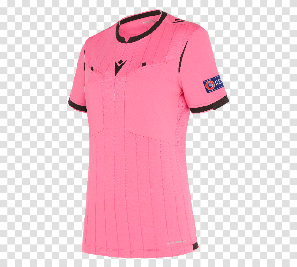 Macron Referee Kit Uefa, Sleeve, Dress, Shirt Transparent Png