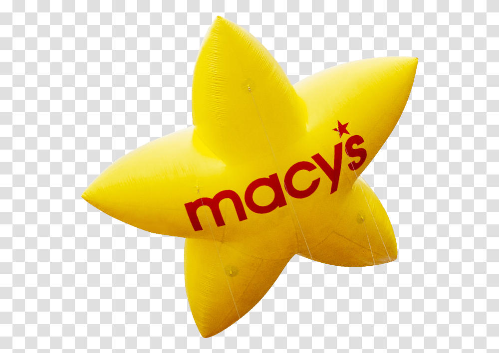 Macys Red Star Logo Thanksgiving Day Parade Star, Inflatable, Aircraft, Vehicle, Transportation Transparent Png