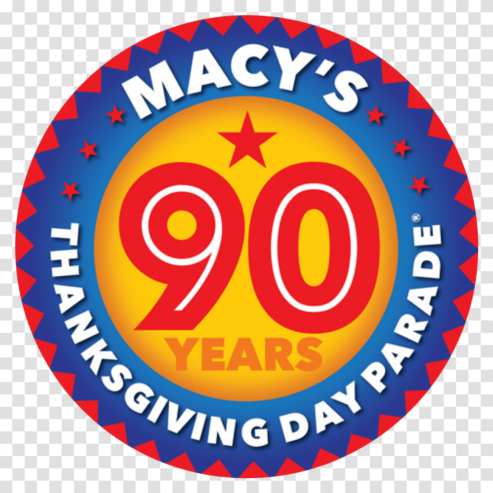 Macys Thanksgiving Day Parade Dot, Label, Text, Logo, Symbol Transparent Png