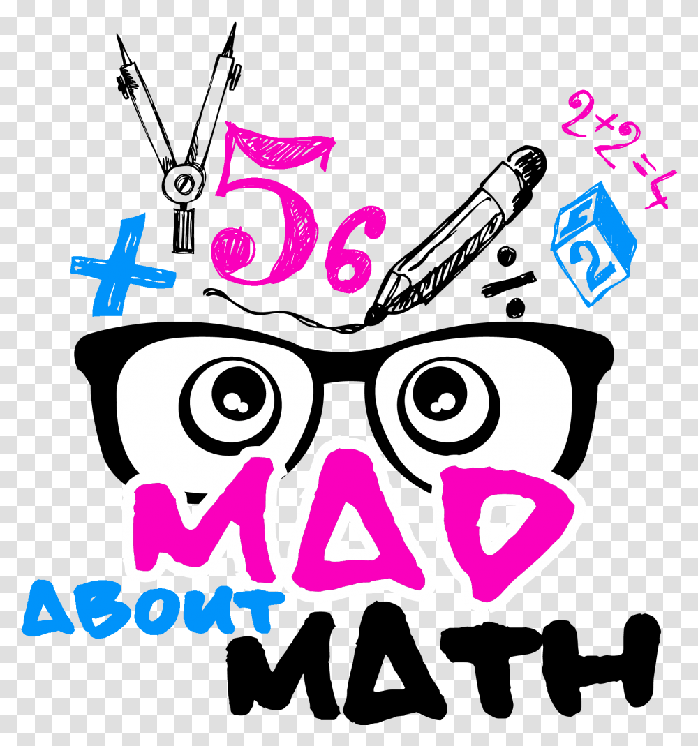 Mad About Math, Number, Alphabet Transparent Png