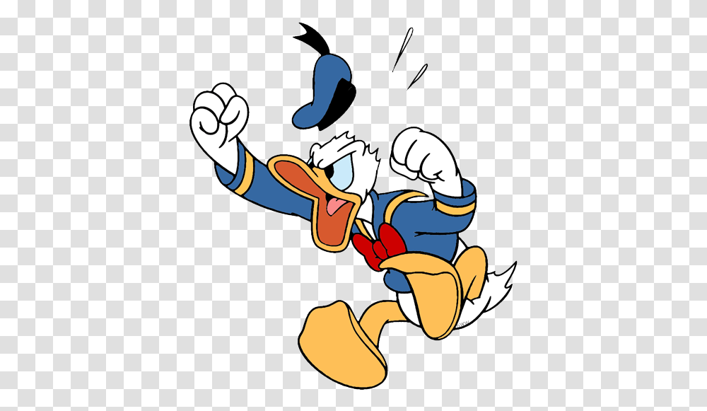 Mad Clipart Donald Duck Cartoon Angry Donald Duck, Hand Transparent Png