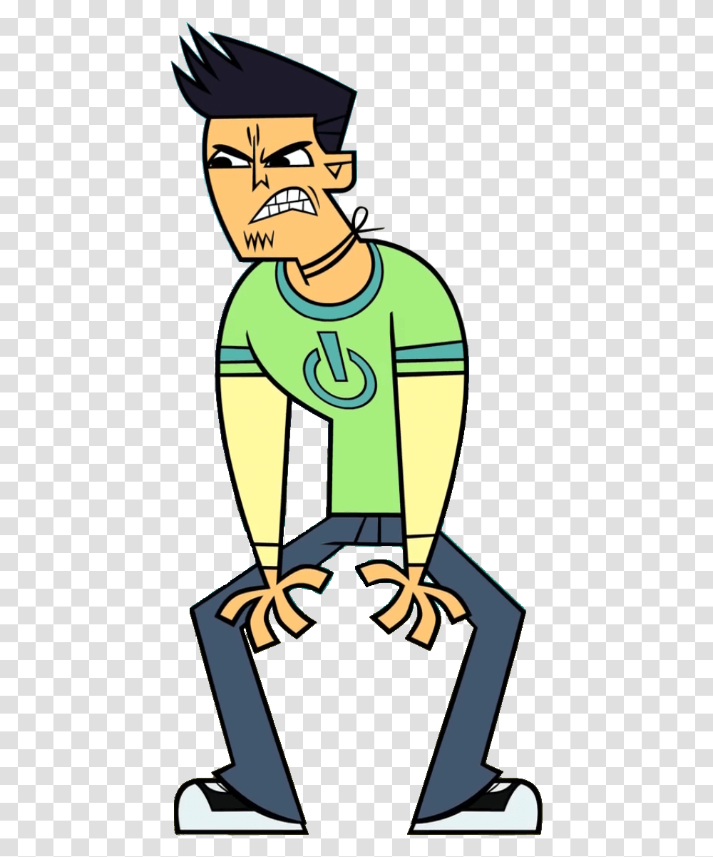 Mad Clipart Grown Man Total Drama Ridonculous Race Devin, Number Transparent Png