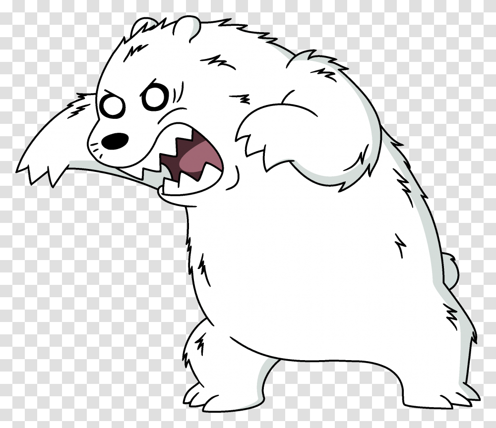 Mad Clipart Polar Bear We Bare Bears Primal Ice Bear, Animal, Mammal, Drawing, Vulture Transparent Png