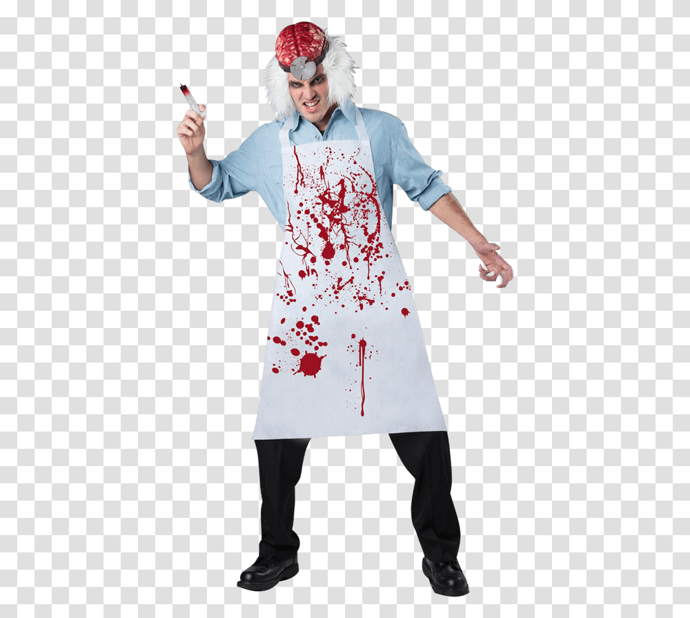 Mad Doctor Costume Kit Mad Doctor Halloween Costume, Apparel, Person, Human Transparent Png
