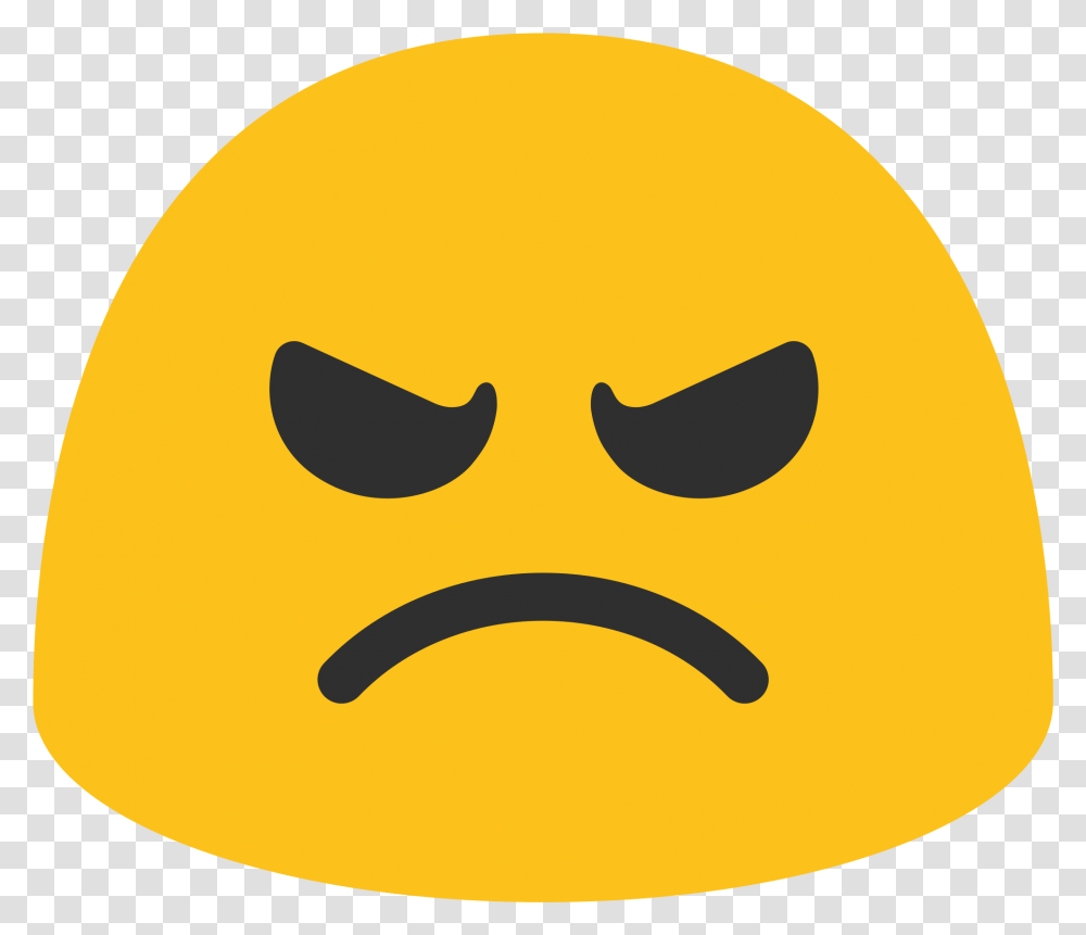 Mad Emoji Clipart Angry Face In, Pac Man Transparent Png