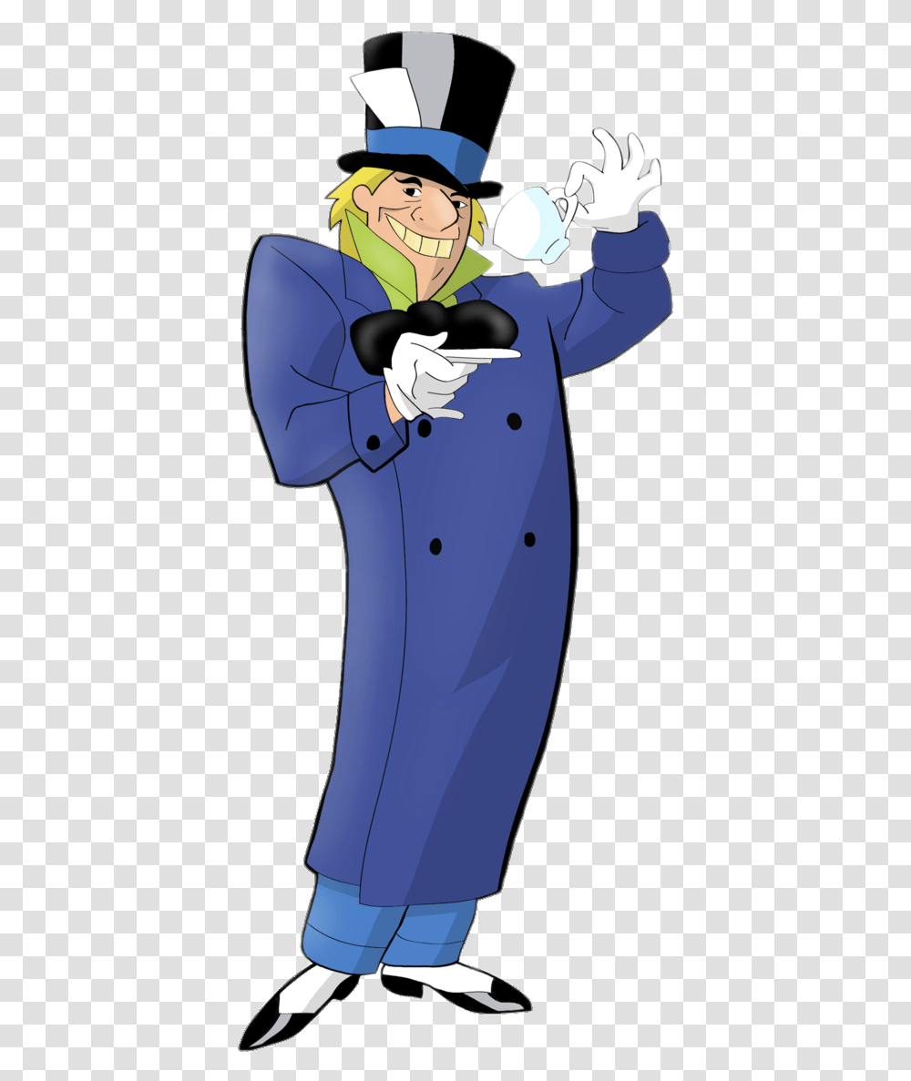 Mad Hatter Batman Animated Series, Person, Coat, Overcoat Transparent Png