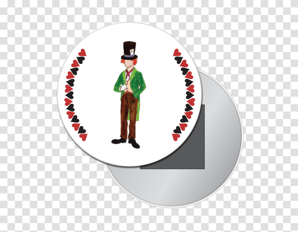 Mad Hatter Button Magnet, Person, Nutcracker, Performer, Leisure Activities Transparent Png