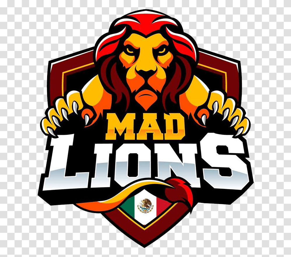 Mad Lions E Mad Lions Ec, Label, Logo Transparent Png