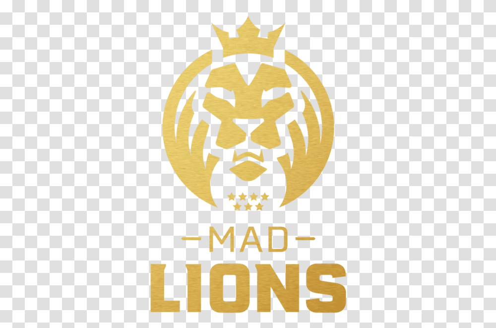 Mad Lions Logo Mad Lions Logo, Poster, Advertisement, Trademark Transparent Png