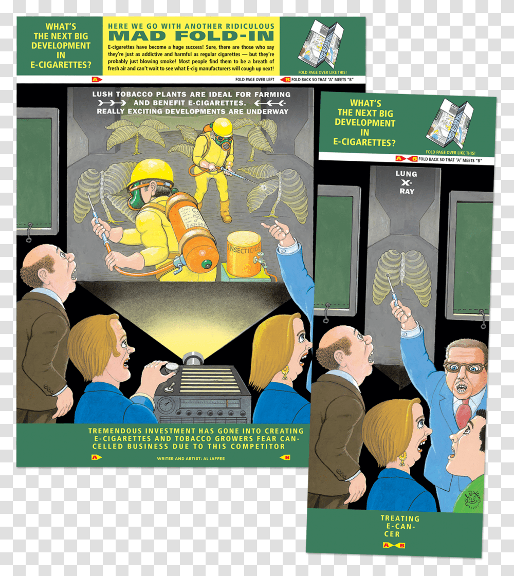Mad Magazine Fold In Before And After, Person, Comics, Book, Poster Transparent Png
