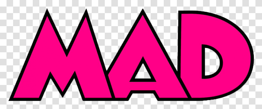Mad Magazine Logo Inside Pulse Horizontal, Triangle, Text, Label, Arrowhead Transparent Png