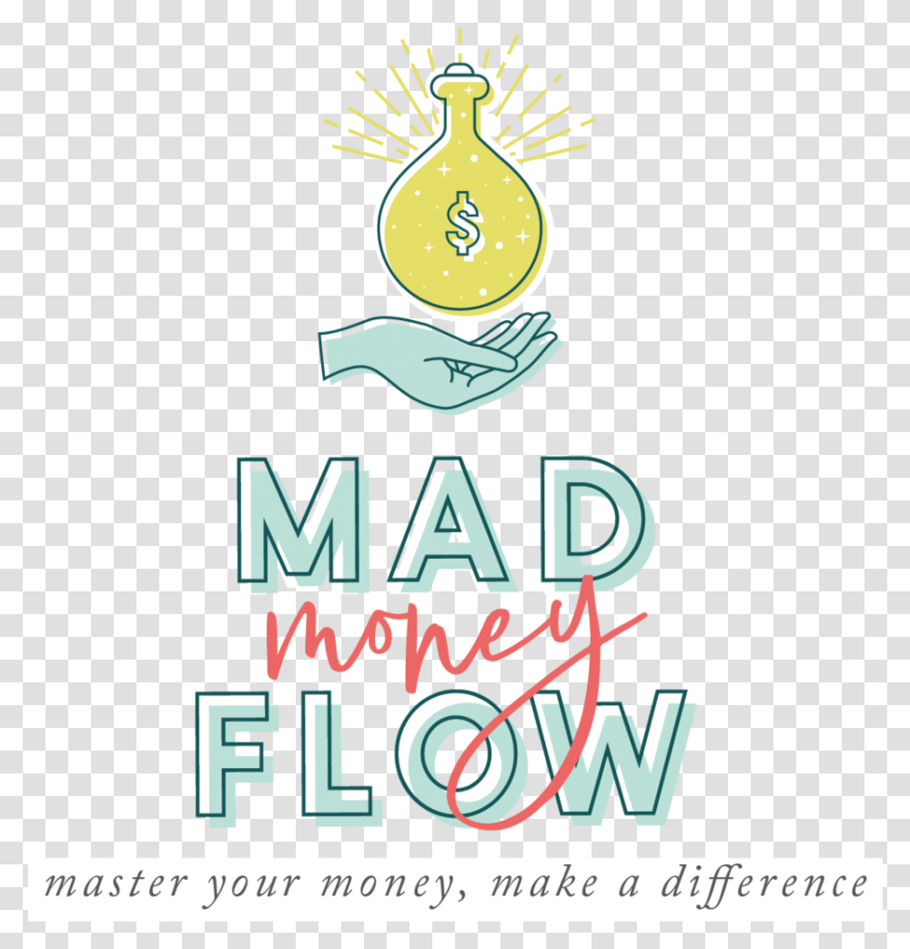 Mad Money Flow Logo Tall 2 Graphic Design, Advertisement, Poster, Paper Transparent Png
