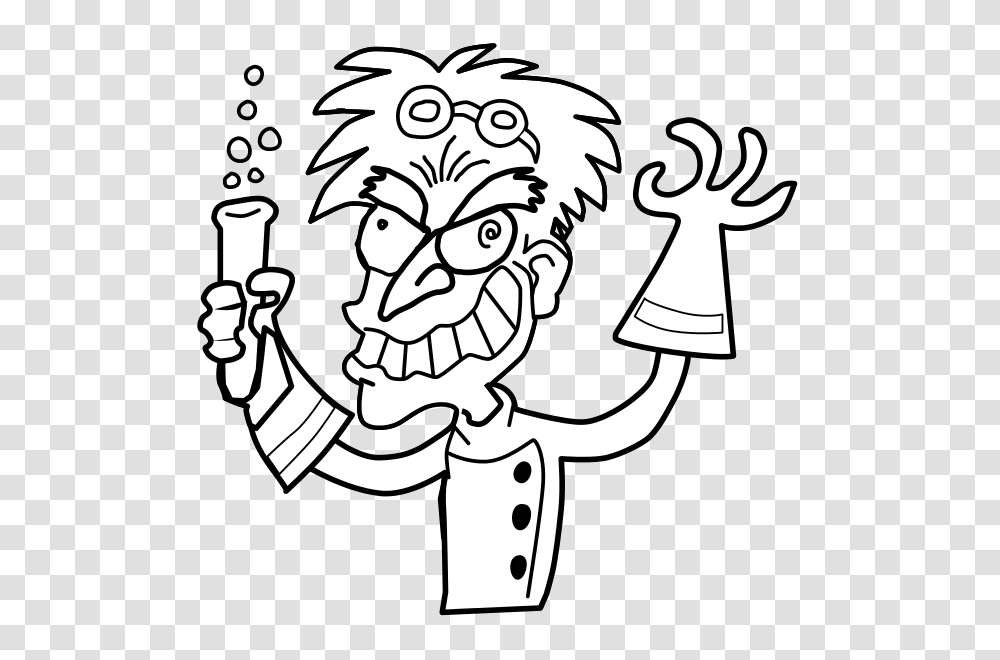 Mad Science Cliparts, Stencil, Drawing, Doodle Transparent Png