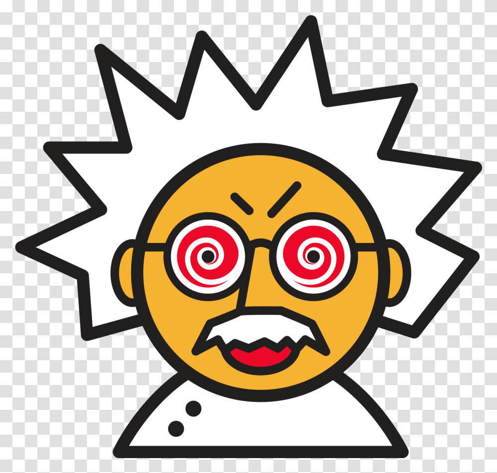 Mad Scientist Balloon Burst Clipart Popped Balloon, Face, Head, Cross Transparent Png