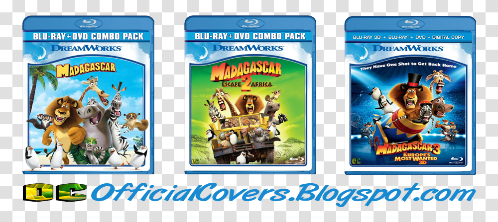 Madagascar Blu Ray Dvd Combo Pack Back, Disk, Mobile Phone, Electronics, Label Transparent Png