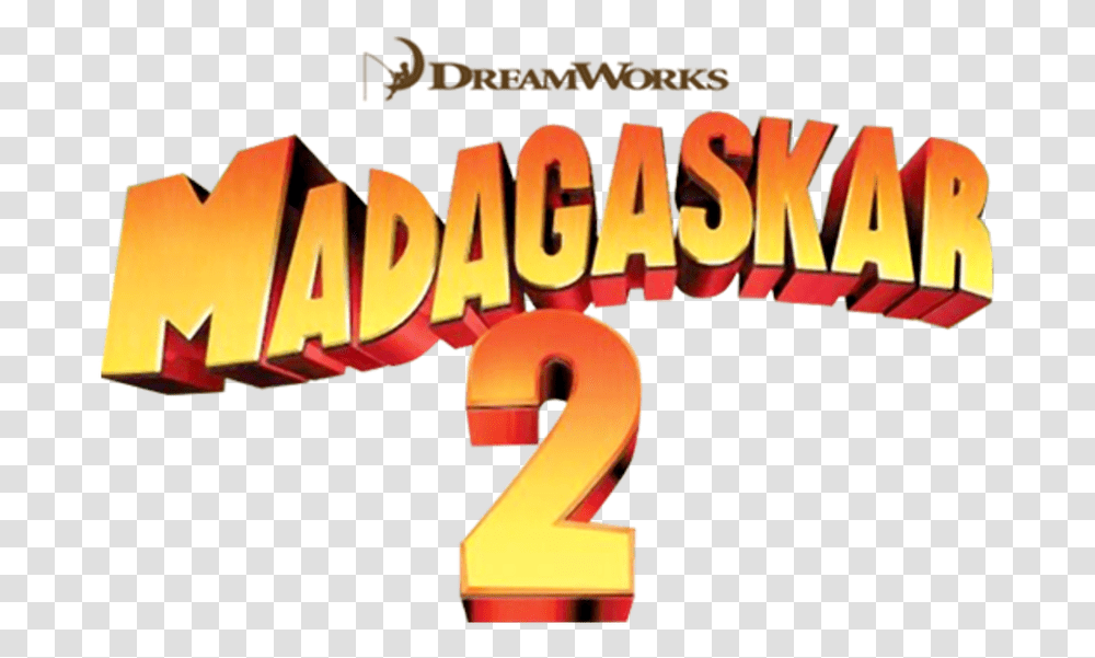 Madagascar Escape 2 Africa Logo, Word, Number Transparent Png