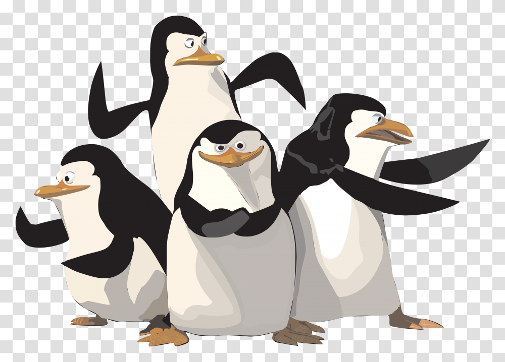 Madagascar Penguins, Character, Bird, Animal Transparent Png