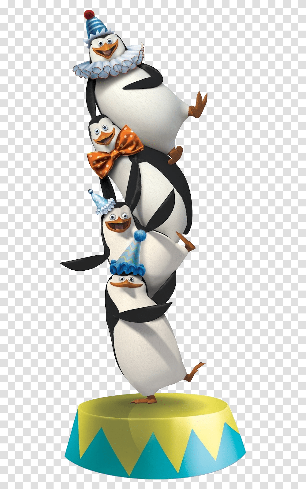 Madagascar Penguins, Character, Figurine, Snowman, Winter Transparent Png